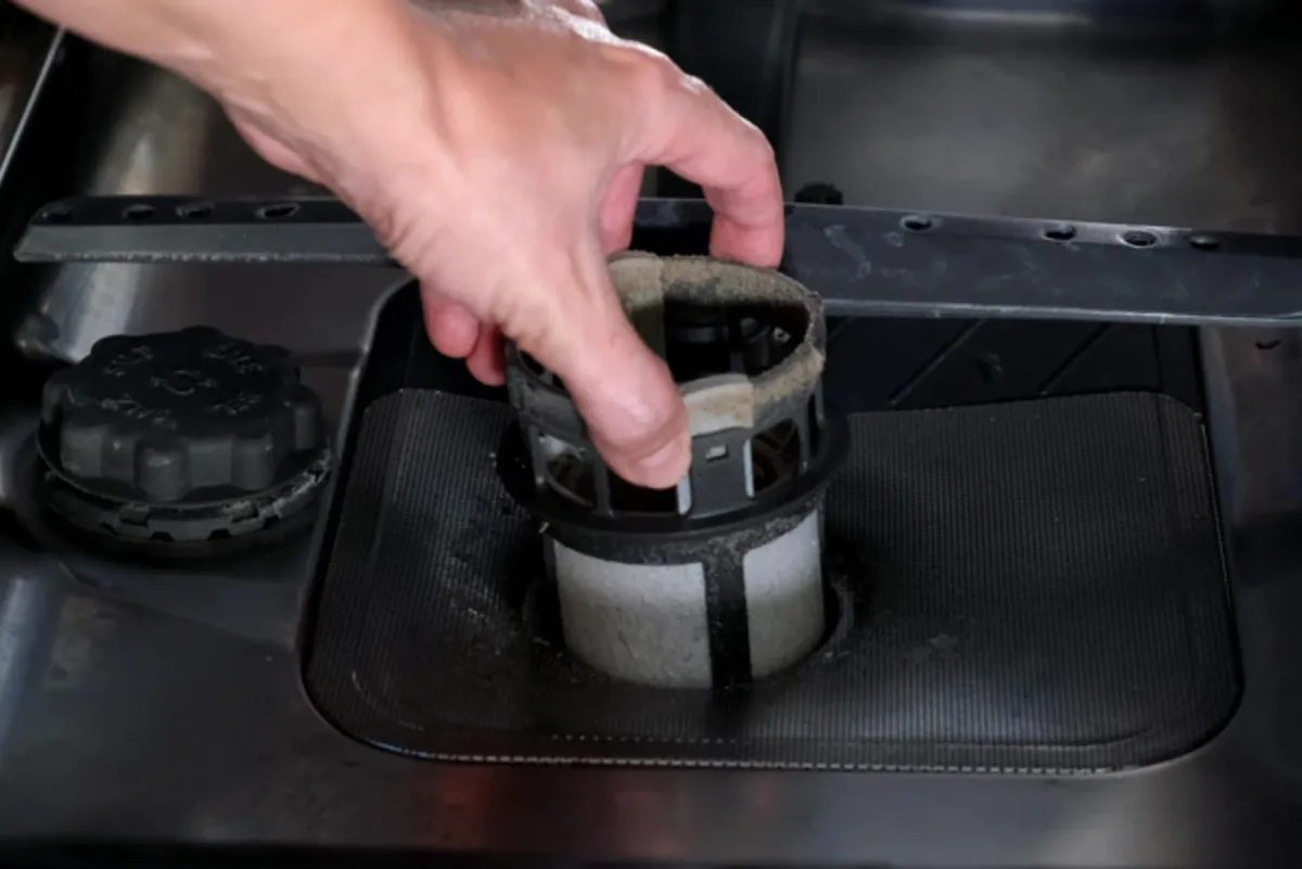 dishwasher filter cleaning