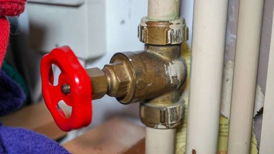 water supply shut-off valve